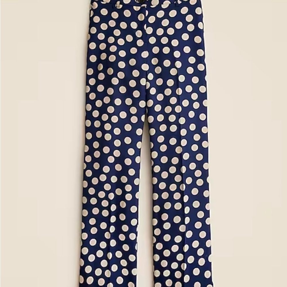 J Crew Polka Dot Navy Pants - SOLD OUT!